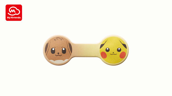 Pikachu and Eevee Mask Cable Strap - Merchandise - Nintendo